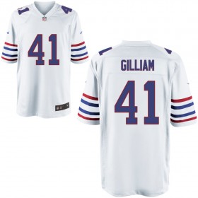 Mens Buffalo Bills Nike White Alternate Game Jersey GILLIAM#41