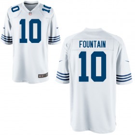 Youth Indianapolis Colts Nike White Alternate Game Jersey FOUNTAIN#10