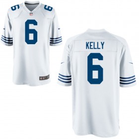 Youth Indianapolis Colts Nike White Alternate Game Jersey KELLY#6