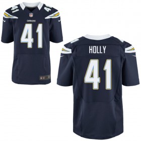 Men's Los Angeles Chargers Nike Navy Elite Jersey HOLLY#41