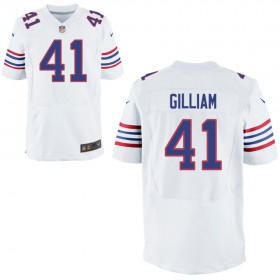 Mens Buffalo Bills Nike White Alternate Elite Jersey GILLIAM#41