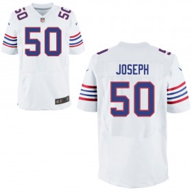 Mens Buffalo Bills Nike White Alternate Elite Jersey JOSEPH#50