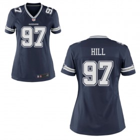 Women's Dallas Cowboys Nike Navy Jersey HILL#97