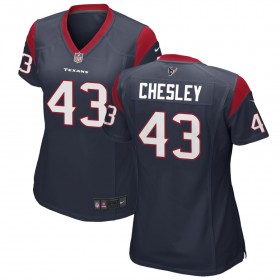 Women's Houston Texans Nike Navy Blue Game Jersey CHESLEY#43