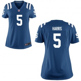 Women's Indianapolis Colts Nike Royal Game Jersey HARRIS#5