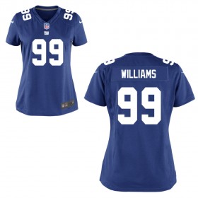 Women's New York Giants Nike Royal Blue Game Jersey WILLIAMS#99