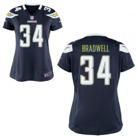 WomenÕs Los Angeles Chargers Nike Navy Blue Game Jersey BRADWELL#34