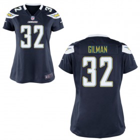 WomenÕs Los Angeles Chargers Nike Navy Blue Game Jersey GILMAN#32