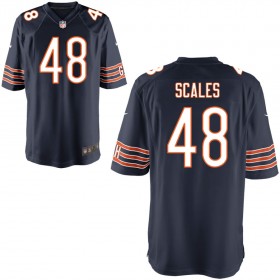 Youth Chicago Bears Nike Navy Game Jersey SCALES#48