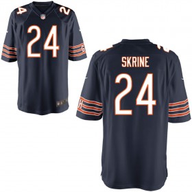 Youth Chicago Bears Nike Navy Game Jersey SKRINE#24