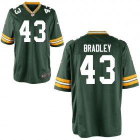 Youth Green Bay Packers Nike Green Game Jersey BRADLEY#43