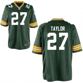 Youth Green Bay Packers Nike Green Game Jersey TAYLOR#27