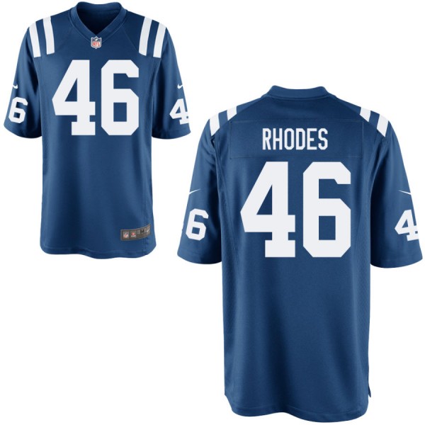 Youth Indianapolis Colts Nike Royal Game Jersey RHODES#46