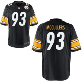 Youth Pittsburgh Steelers Nike Black Game Jersey MCCULLERS#93