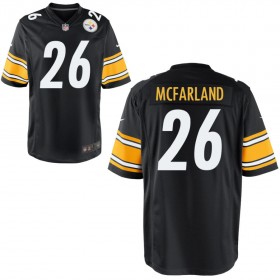 Youth Pittsburgh Steelers Nike Black Game Jersey MCFARLAND#26