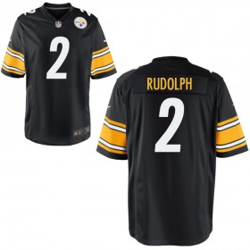 Youth Pittsburgh Steelers Nike Black Game Jersey RUDOLPH#2