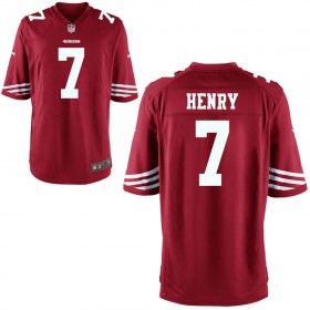 Youth San Francisco 49ers Nike Scarlet Game Jersey HENRY#7