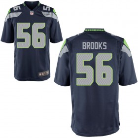 Youth Seattle Seahawks Nike College Navy Game Jersey BROOKS#56