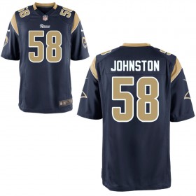 Youth Los Angeles Rams Nike Navy Game Jersey JOHNSTON#58