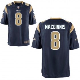 Youth Los Angeles Rams Nike Navy Game Jersey MACGINNIS#8