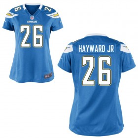 Women's Los Angeles Chargers Nike Light Blue Game Jersey HAYWARD JR#26