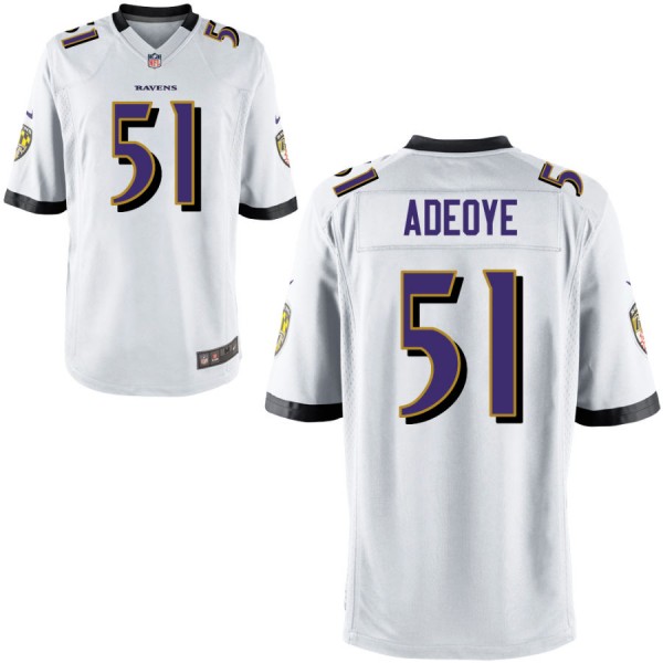 Nike Baltimore Ravens Youth Game Jersey ADEOYE#51