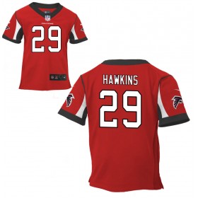 Preschool Atlanta Falcons Nike Red Team Color Game Jersey HAWKINS#29