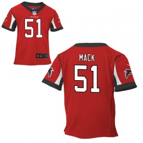 Preschool Atlanta Falcons Nike Red Team Color Game Jersey MACK#51