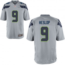 Seattle Seahawks Nike Alternate Game Jersey - Gray HESLOP#9