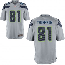 Seattle Seahawks Nike Alternate Game Jersey - Gray THOMPSON#81