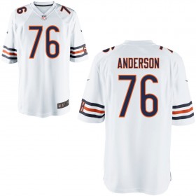 Nike Men's Chicago Bears Game White Jersey ANDERSON#76