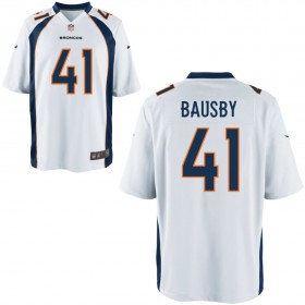 Nike Men's Denver Broncos Game White Jersey BAUSBY#41