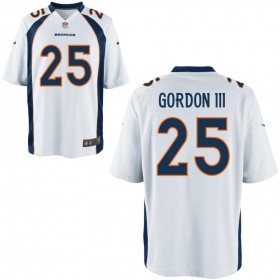 Nike Men's Denver Broncos Game White Jersey GORDON III#25