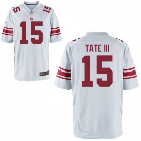 Nike Men's New York Giants Game White Jersey TATE III#15