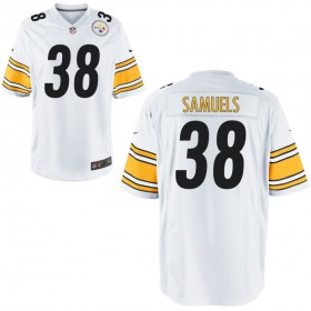 Nike Men's Pittsburgh Steelers Game White Jersey SAMUELS#38