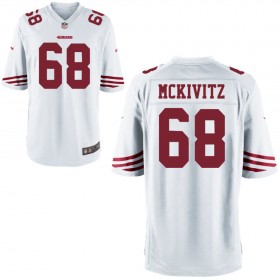 Nike Men's San Francisco 49ers Game White Jersey MCKIVITZ#68