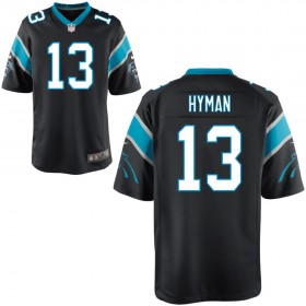 Men's Carolina Panthers Nike Black Game Jersey HYMAN#13