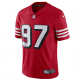 Nike Men's San Francisco 49ers Nick Bosa #97 Scarlet Alternate Vapor Player Jersey